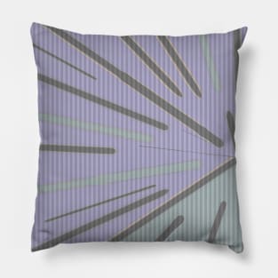 Rays - Modern Art Design | Lines | Soft Lavender Pillow