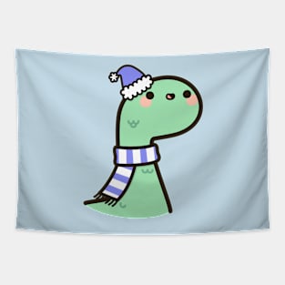 Cute Nessie in hat Tapestry