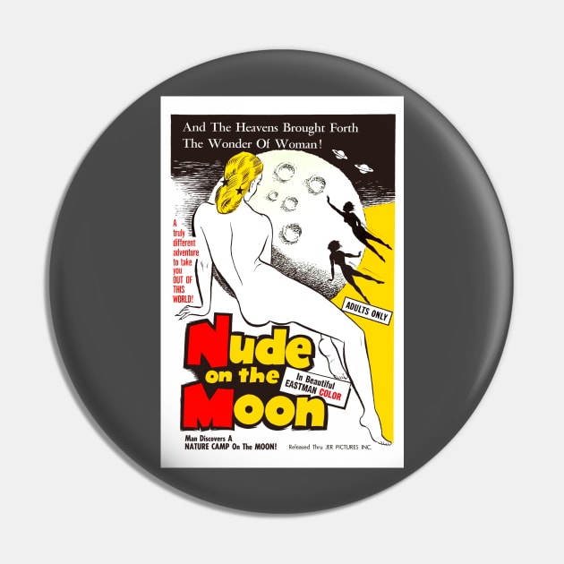 Nude on the Moon Pin by Movie Vigilante