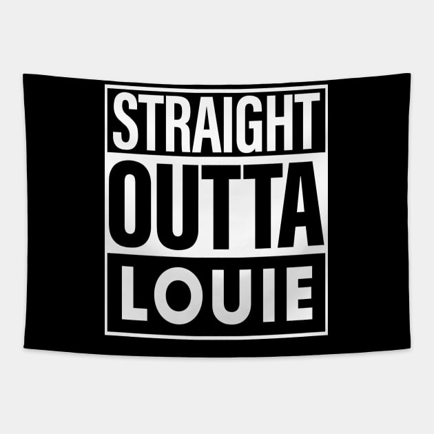 Louie Name Straight Outta Louie Tapestry by ThanhNga