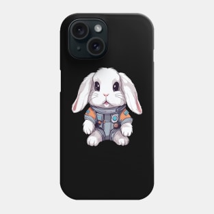 Cute astronaut bunny Phone Case