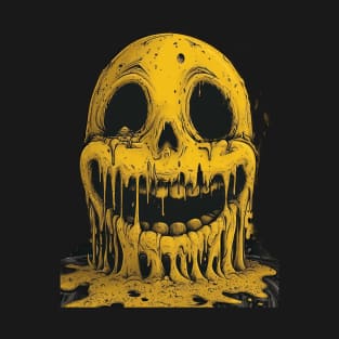 Melting Yellow Smiley Face T-Shirt