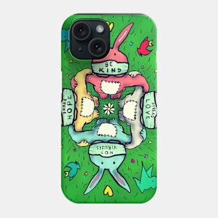 Masked Bunnies Phone Case