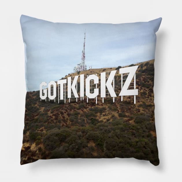 GOTKICKZ Logo (Mountain Sign) Pillow by GOTKICKZ