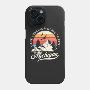 Lake Superior State Forest Michigan Phone Case