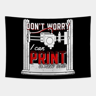 3D Printer Printing Artist Gift Tapestry