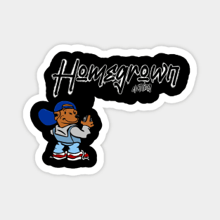 Homegrown Dog Graffiti Magnet