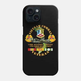 Vietnam Combat Vet - 73rd Aviation Company - 12th Combat Aviation Group - VN  SVC Phone Case