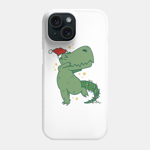 Christmas Dab Trex P R t shirt Phone Case by LindenDesigns