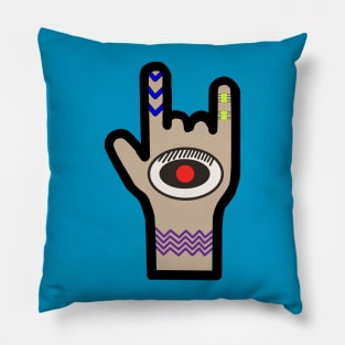 Rock On Tribal Style Pillow