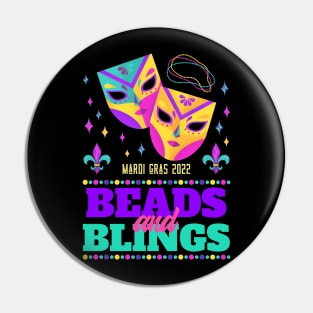 Carnival Party Mardi Gras 2022 Beads And Blings Pin