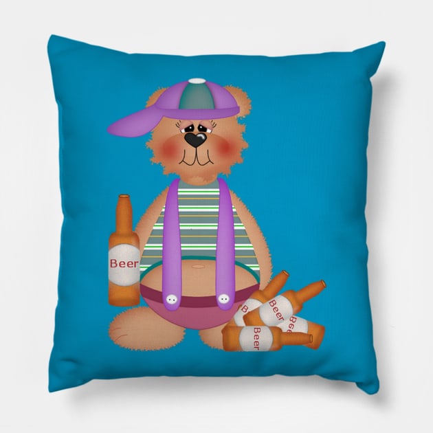 Beer Belly Joe Pillow by angelwhispers