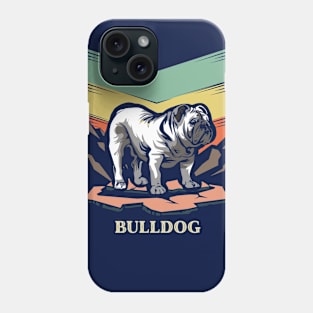 Bulldogs | Retro design for Dog Lovers Phone Case