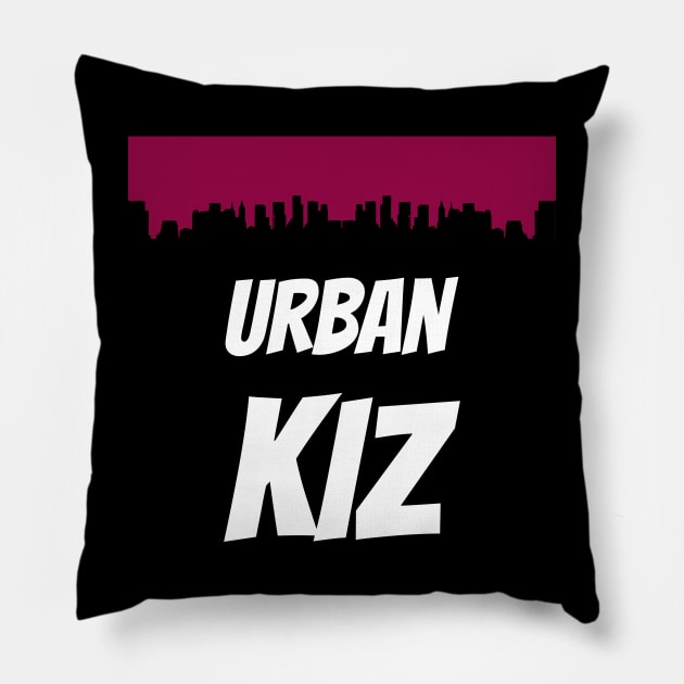 Urban Kiz Kizomba Skyline Tarraxinha dance school Pillow by Primo Style