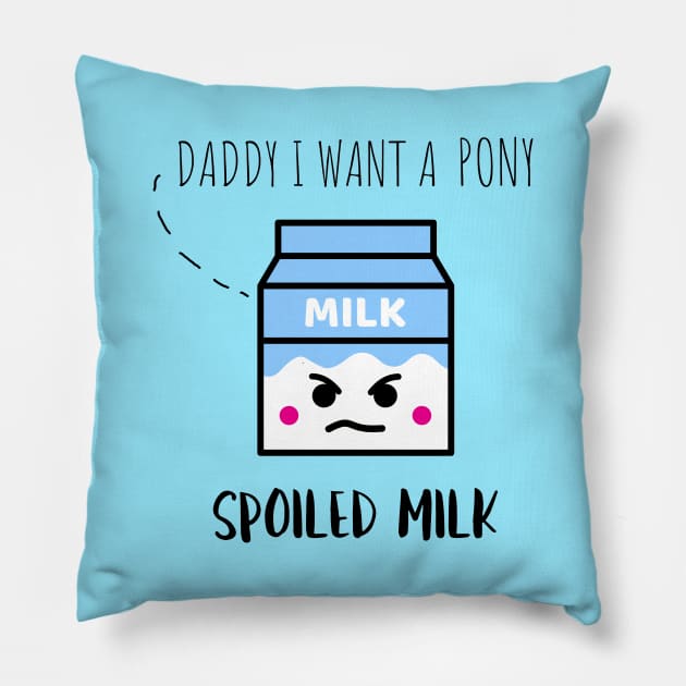 Spoiled Milk Pillow by i2studio