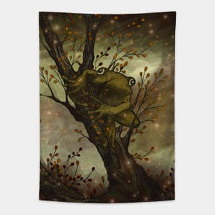 Firefly Frog Tapestry