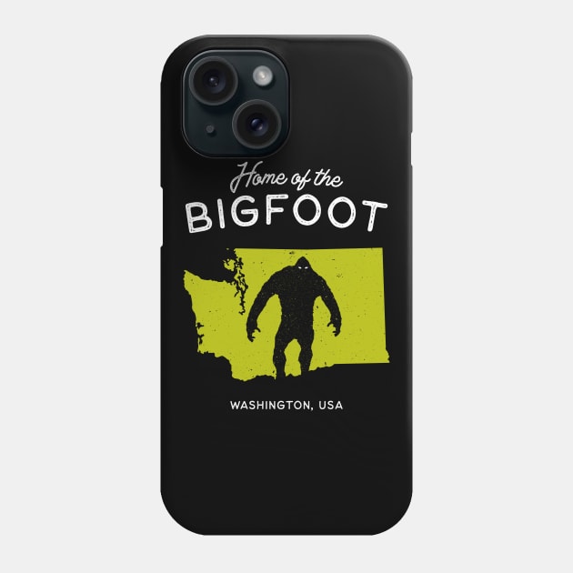 Home of the Bigfoot Phone Case by Strangeology