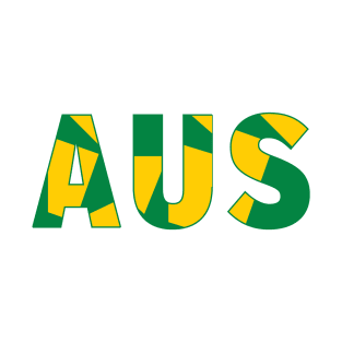 Australia Green and Gold Travel T-Shirt