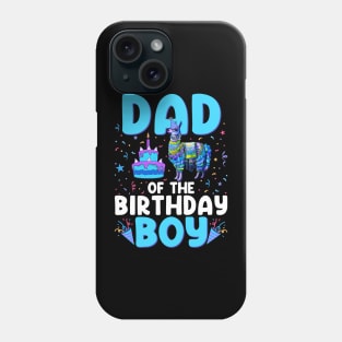 Dad Of The Birthday Boy Llama Phone Case
