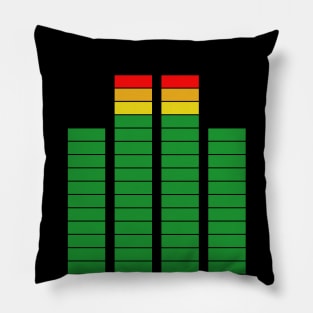 Peak and RMS - Sound Analyzer - Music Production and Engineering Pillow