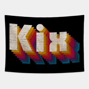 retro vintage Kix Tapestry