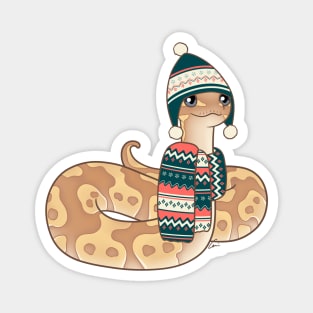 Banana Ball Python Christmas Edition Magnet