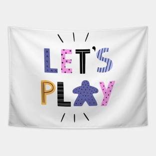 Let's Play Meeple Board Game Tapestry