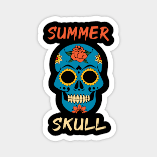 SUMMER SKULL Magnet