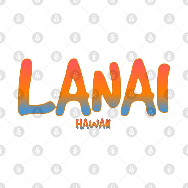 Lanai Hawaii t-shirt by Coreoceanart