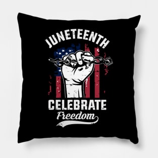 Juneteenth Celebrate Freedom, Black History Pillow