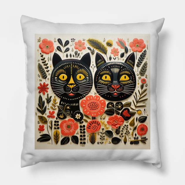 Mexican Jaguar Cuteness Pillow by 2088DesignLab