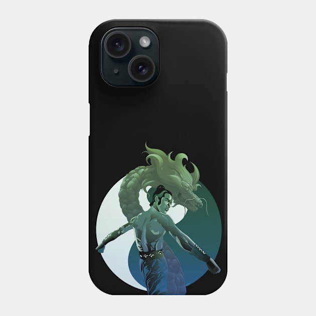 The Last Dragon Phone Case by UBiv Art Gallery