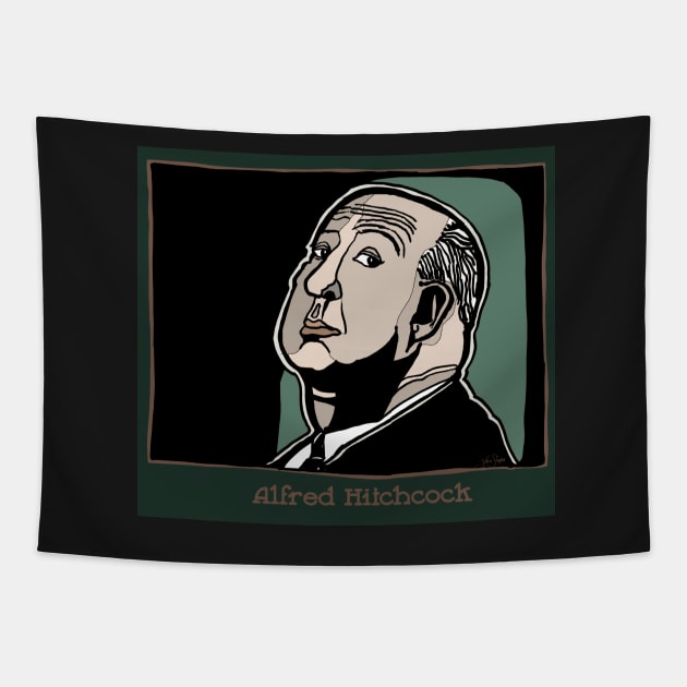 Alfred Hitchcock Tapestry by JSnipe