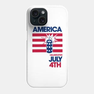 America celebra cuatro de Julio Phone Case