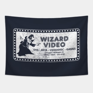 Wizard Video (weathered) Tapestry