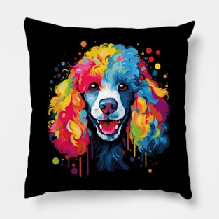 Poodle Happiness Pillow