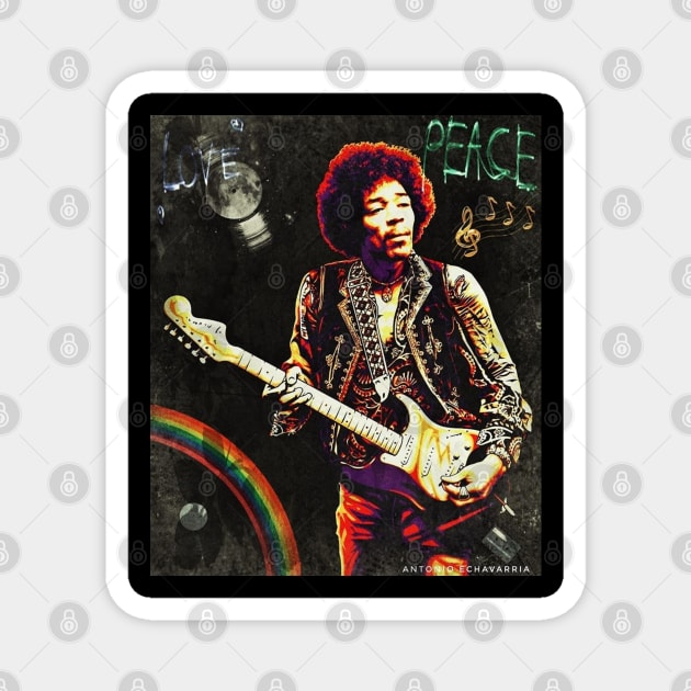 Forever Jimi Magnet by antoecha80