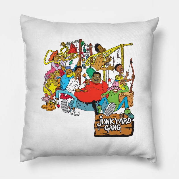 Fat Albert & The Junkyard Gang Pillow by Chewbaccadoll