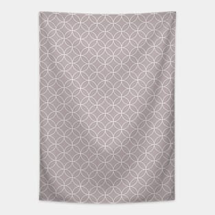 Cherry Blossom Overlapping Circles Tapestry