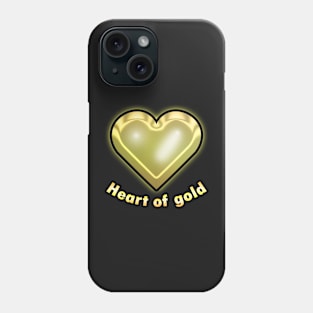 Heart of Gold Phone Case