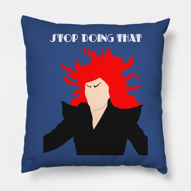 IT Crowd Aunt Irma Pillow by OutlineArt