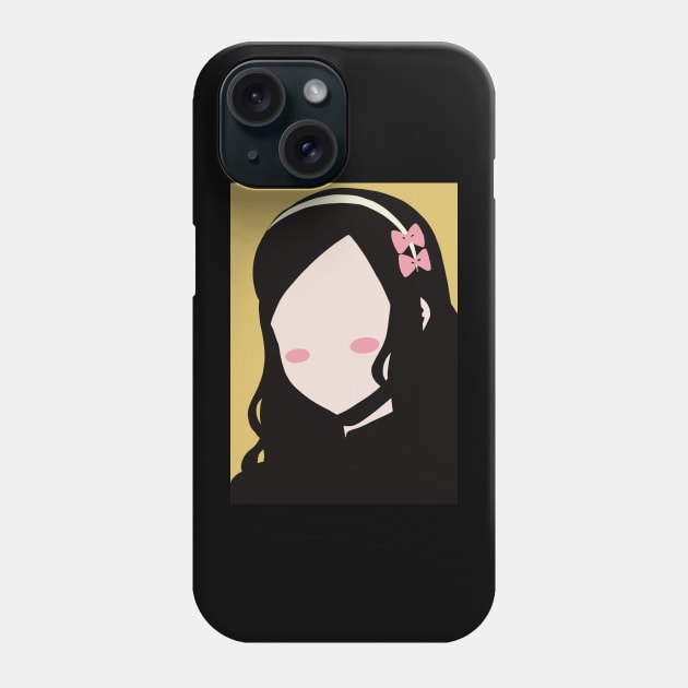 CAROL OLSTON MINIMALIST DESIGN FROM TOMO CHAN IS A GIRL ANIME Phone Case by Animangapoi