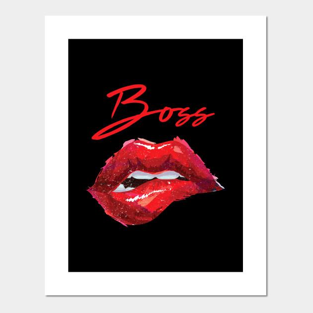 Sassy Boss T Shirt Biting Lips Bold Red Lipstick Girl Boss Plakat I Druk Artystyczny Teepublic Pl,Tropical Outfits