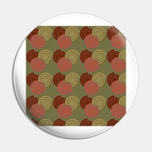 spirals retro pattern Pin