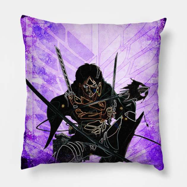 Eren Jeager Pillow by Sakent