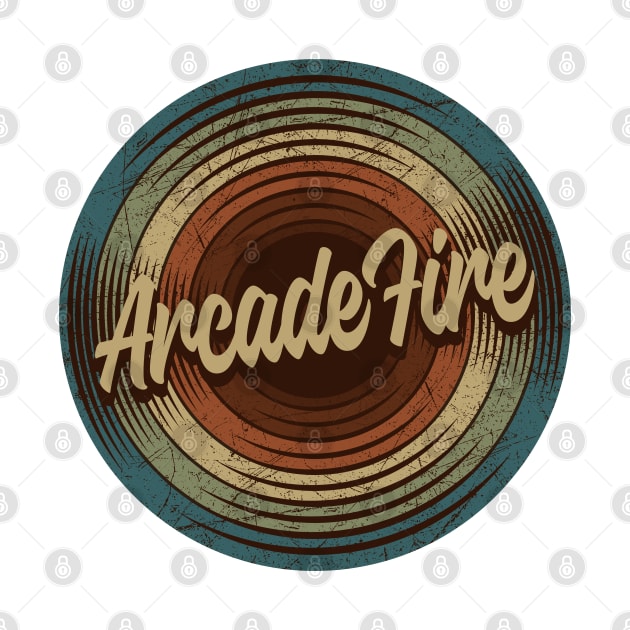 Arcade Fire Vintage Vinyl by musiconspiracy