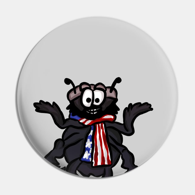 Q the Dung Beetle Impractical Jokers Pin by RoserinArt