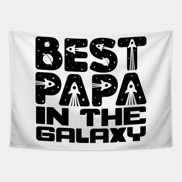 Best Papa In The Galaxy Tapestry by colorsplash