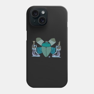 XEPER KHEPERI SET ANCIENT EGYPTIAN SCARAB Phone Case