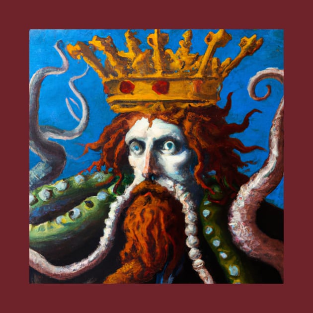 Classic Portrait of King of the Krakens by Star Scrunch